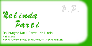 melinda parti business card